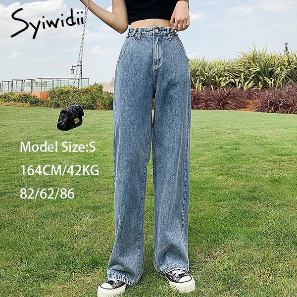 2011straight high waist jeans woman denim pants full length trousers womens clothing plus size black jeans korean fashion streetwear, Blue
2011straight high waist jeans woman denim pants full length trousers womens clothing plus size black jeans korean fashion streetwear, Blue
