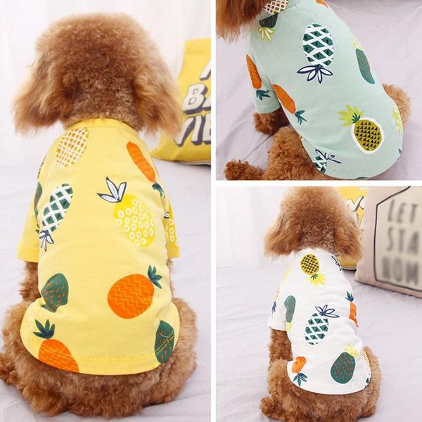 dog apparel pet summer pineapple t-shirt puppy cat dresses short sleeves vest soft cotton thin clothes cats animals
dog apparel pet summer pineapple t-shirt puppy cat dresses short sleeves vest soft cotton thin clothes cats animals