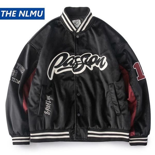 men's jackets hip hop vintage baseball jacket men letter embroidery patchwork college womens harajuku coats clothing wy910, Black;brown
men's jackets hip hop vintage baseball jacket men letter embroidery patchwork college womens harajuku coats clothing wy910, Black;brown