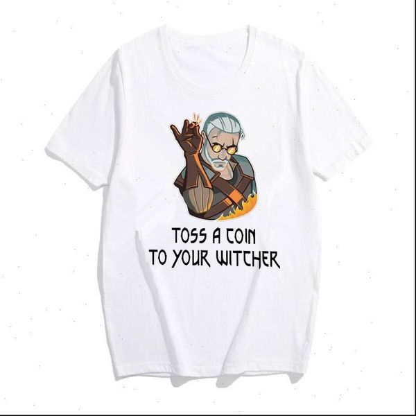womens t shirt toss a coin to your witcher funny graphic tee cool drop good quality, White
womens t shirt toss a coin to your witcher funny graphic tee cool drop good quality, White