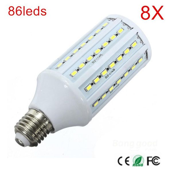bulbs 8pcs high brighter 86led chips smd 5730 e27 e14 ac90-260v ac110v 220v 240v led corn light bulb warm/cool white for living room
bulbs 8pcs high brighter 86led chips smd 5730 e27 e14 ac90-260v ac110v 220v 240v led corn light bulb warm/cool white for living room