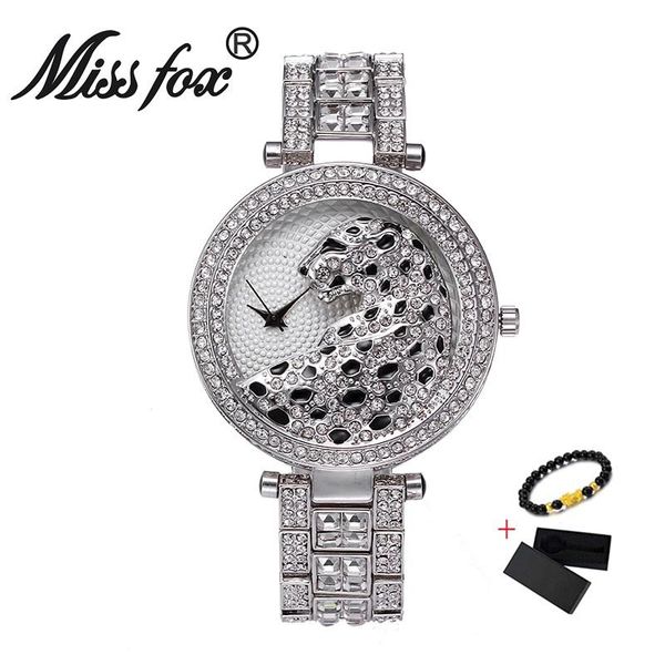 missfox women watches crystal diamond leopard casual ladies quartz watch female gold clock for 2021 wristwatches, Slivery;brown
missfox women watches crystal diamond leopard casual ladies quartz watch female gold clock for 2021 wristwatches, Slivery;brown