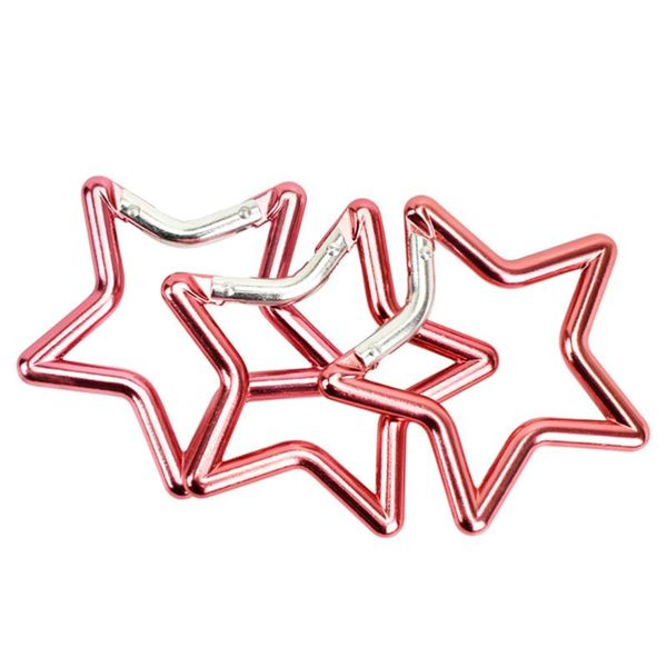 cords, slings and webbing 5pcs 6.6cm climbing button carabiner five-pointed star shape heteromorphism mountaineering hook for men
cords, slings and webbing 5pcs 6.6cm climbing button carabiner five-pointed star shape heteromorphism mountaineering hook for men