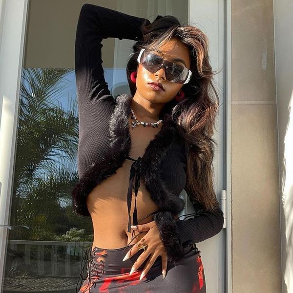 women's knits & tees women bolero with fur selvage,2021 summer fashion casual black solid color long sleeve tie-up cardigan, s/ / l, White
women's knits & tees women bolero with fur selvage,2021 summer fashion casual black solid color long sleeve tie-up cardigan, s/ / l, White
