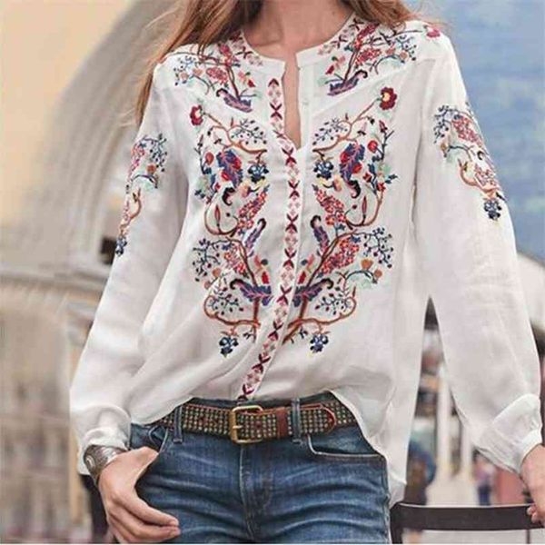 women bohemian clothing blouse shirt vintage printed ladies blouses blusa feminina long sleeve shirts for women clothes 210401, White
women bohemian clothing blouse shirt vintage printed ladies blouses blusa feminina long sleeve shirts for women clothes 210401, White
