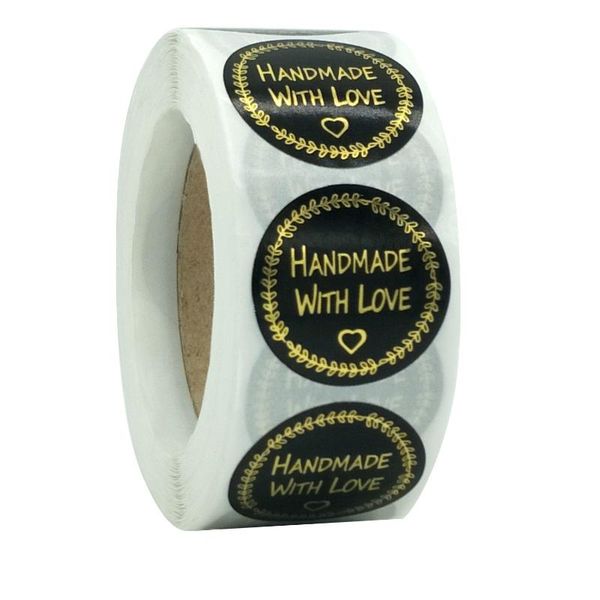 500pcs black gold stamp handmade with love stickers gift box packing seal label tag party wedding favor baby shower decoration wrap
500pcs black gold stamp handmade with love stickers gift box packing seal label tag party wedding favor baby shower decoration wrap