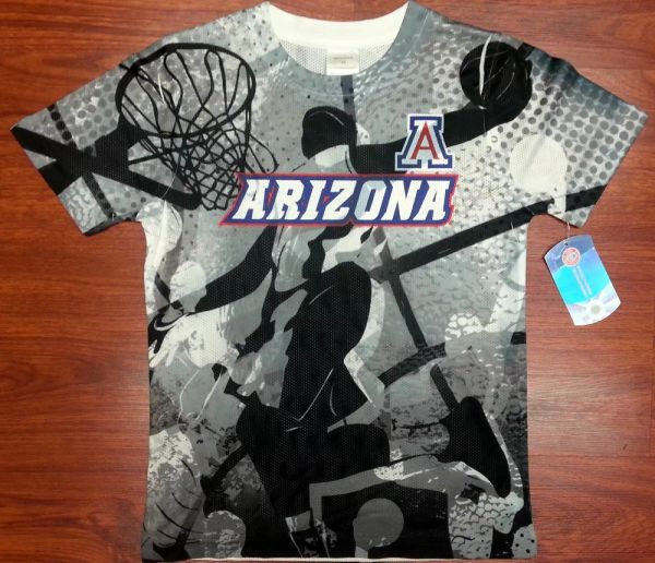 ncaa arizona wildcats jersey youth/boy's poly mesh t-shirt nwt 100% authentic, White;black
ncaa arizona wildcats jersey youth/boy's poly mesh t-shirt nwt 100% authentic, White;black