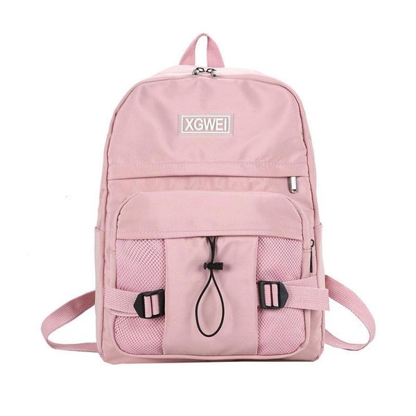 student school bags for teenager girls pink nylon women backpacks teen middle college style bookbags transparent bagpack
student school bags for teenager girls pink nylon women backpacks teen middle college style bookbags transparent bagpack