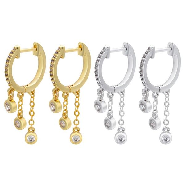 hoop & huggie zhukou 2021 gold/silver color small earrings creative women tassel crystal fashion jewelry wholesale ve364, Golden;silver
hoop & huggie zhukou 2021 gold/silver color small earrings creative women tassel crystal fashion jewelry wholesale ve364, Golden;silver