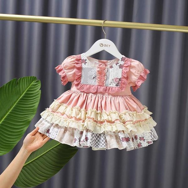 miayii baby clothing spanish vintage ball gown bow lace stitching ruffles lolita princess dresses for girls easter eid a248 girl's, Red;yellow
miayii baby clothing spanish vintage ball gown bow lace stitching ruffles lolita princess dresses for girls easter eid a248 girl's, Red;yellow