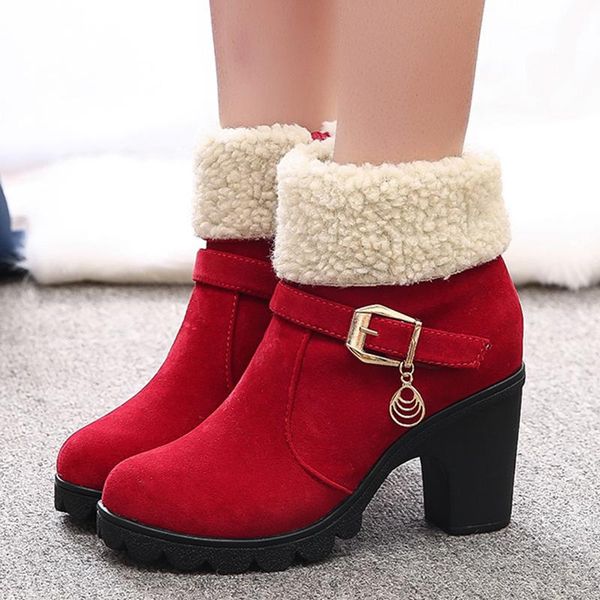 boots weweya fashion ankle women winter snow turned over platform shoes woman super high heels pump size 40 41, Black
boots weweya fashion ankle women winter snow turned over platform shoes woman super high heels pump size 40 41, Black