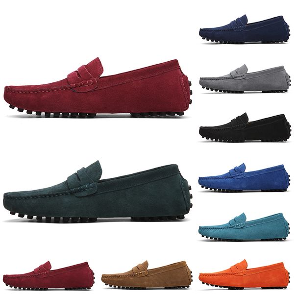 2021 non-brand men casual suede shoes black light blue red gray orange green brown mens slip on lazy leather shoe size 38-45
2021 non-brand men casual suede shoes black light blue red gray orange green brown mens slip on lazy leather shoe size 38-45