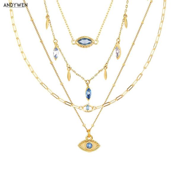 chains andywen 925 sterling silver several necklace wearing blue eye zircon choker long chain rock puck fine jewelry gift
chains andywen 925 sterling silver several necklace wearing blue eye zircon choker long chain rock puck fine jewelry gift