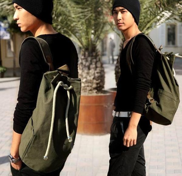backpack large capacity men drawstring canvas bucket bag fashionable concise rugzakken bags sling bolsas
backpack large capacity men drawstring canvas bucket bag fashionable concise rugzakken bags sling bolsas