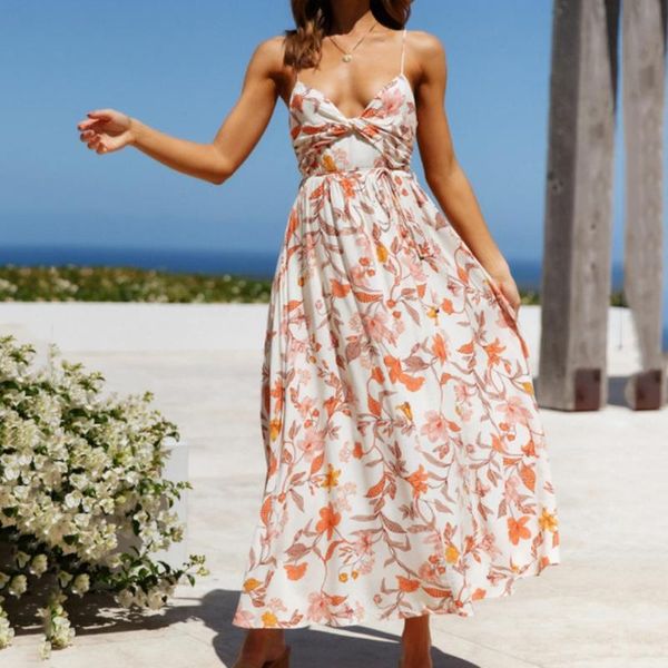 casual dresses sleeveless summer long print dress spaghetti strap boho 2021 women backless v neck beach holiday a line female party vestidos, Black;gray
casual dresses sleeveless summer long print dress spaghetti strap boho 2021 women backless v neck beach holiday a line female party vestidos, Black;gray
