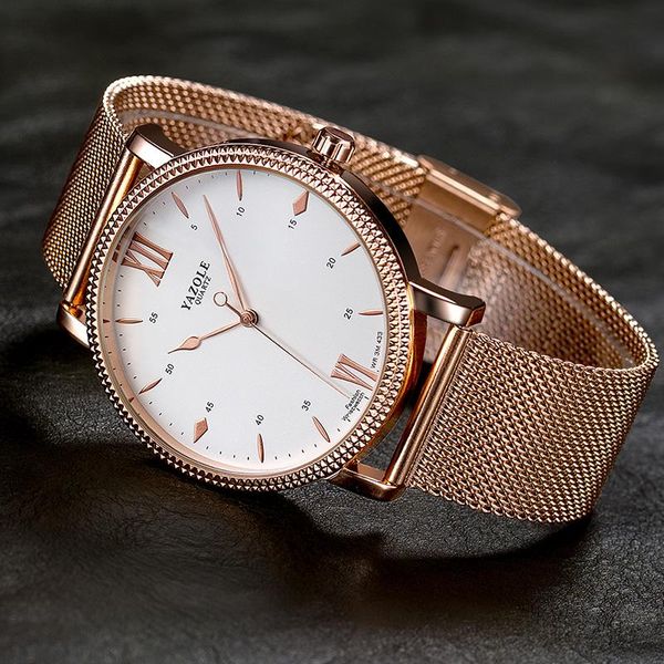 wristwatches fashion men watches stainless steel mesh strap business quartz clock gold watch relogio masculino, Slivery;brown
wristwatches fashion men watches stainless steel mesh strap business quartz clock gold watch relogio masculino, Slivery;brown