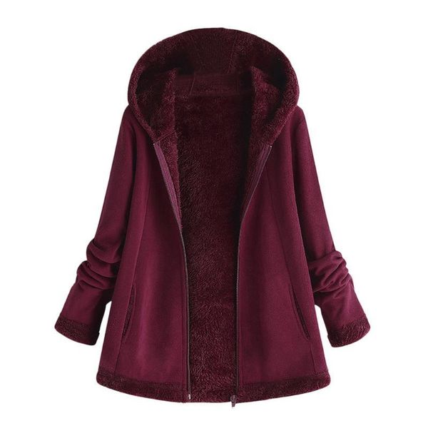women's jackets women's autumn jacket fashion winter warm solid pocket zipper long sleeves plush hoodie coat manteau femme plus si, Black;brown
women's jackets women's autumn jacket fashion winter warm solid pocket zipper long sleeves plush hoodie coat manteau femme plus si, Black;brown