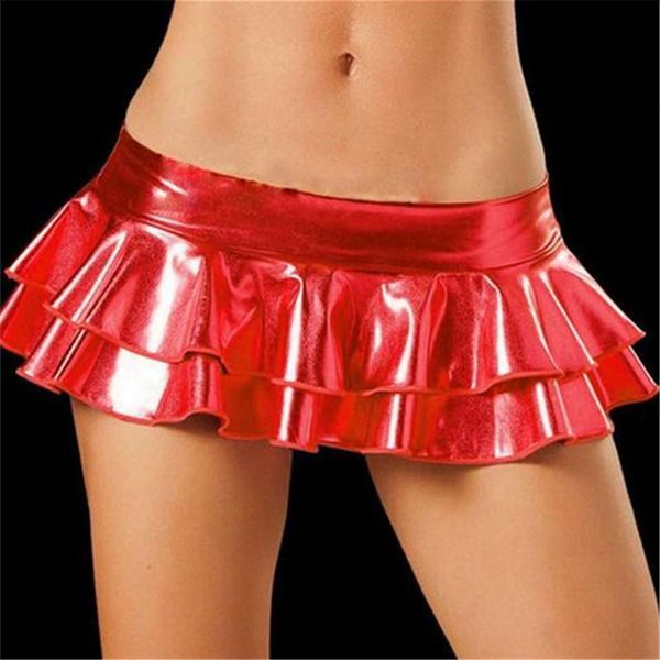 latex saia ultrashort pu women skirt patent leather double deck lotus leaf edge mini saias skirts womens faldas costumes, Black
latex saia ultrashort pu women skirt patent leather double deck lotus leaf edge mini saias skirts womens faldas costumes, Black