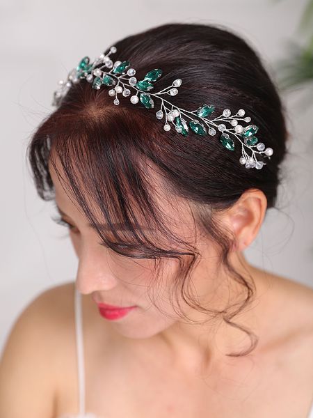 bohemian hair band green hair jewelry rhinestone crystal headpieces party for women bridal headwear wedding hair accessories, Silver
bohemian hair band green hair jewelry rhinestone crystal headpieces party for women bridal headwear wedding hair accessories, Silver