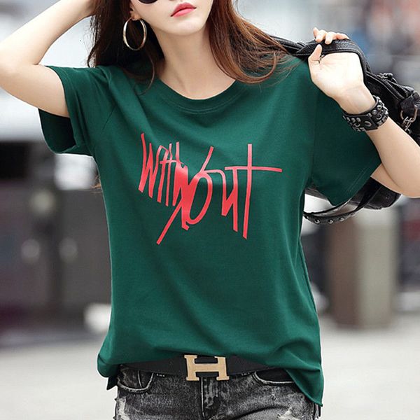 dress summer korea women's fashion sleeve short the-neck tshirt loose haphazard letter print femme 96% cotton shirt s783, Black;gray
dress summer korea women's fashion sleeve short the-neck tshirt loose haphazard letter print femme 96% cotton shirt s783, Black;gray