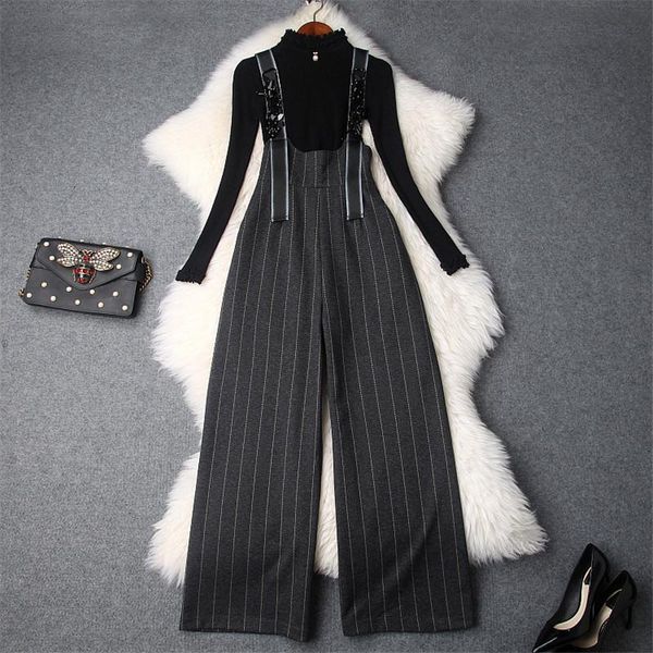women's winter pants 2pcs set 2021 long sleeve knitted sweater+beading striped wide leg suit outfits two piece, White
women's winter pants 2pcs set 2021 long sleeve knitted sweater+beading striped wide leg suit outfits two piece, White