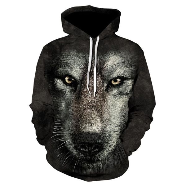 men's hoodies & sweatshirts wolf 3d printing funny hoodie pullover sweatshirt fashion jacket design clothing men, Black
men's hoodies & sweatshirts wolf 3d printing funny hoodie pullover sweatshirt fashion jacket design clothing men, Black