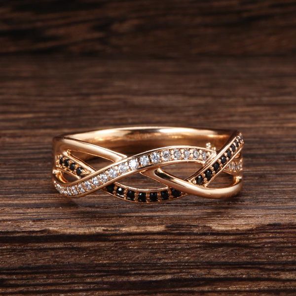 wedding rings luxury gold plated black cz crystal ring geometric line cross for women fashion party zircon jewelry, Slivery;golden
wedding rings luxury gold plated black cz crystal ring geometric line cross for women fashion party zircon jewelry, Slivery;golden