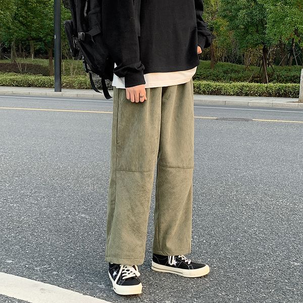 men casual pants corduroy plus size 3xl solid loose streetwear fashion warm winter drawstring vintage ankle-length trousers chic, Black
men casual pants corduroy plus size 3xl solid loose streetwear fashion warm winter drawstring vintage ankle-length trousers chic, Black