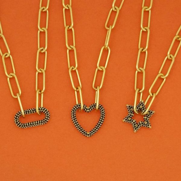 chains punk cuban chain geometric necklace for man micro pave star heart pendant party jewelry carabiner crystal, Silver
chains punk cuban chain geometric necklace for man micro pave star heart pendant party jewelry carabiner crystal, Silver