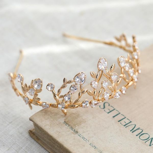 hair clips & barrettes golden copper leaf crown vintage wedding tiara bridal piece zircon women hairband accessories, Golden;silver
hair clips & barrettes golden copper leaf crown vintage wedding tiara bridal piece zircon women hairband accessories, Golden;silver