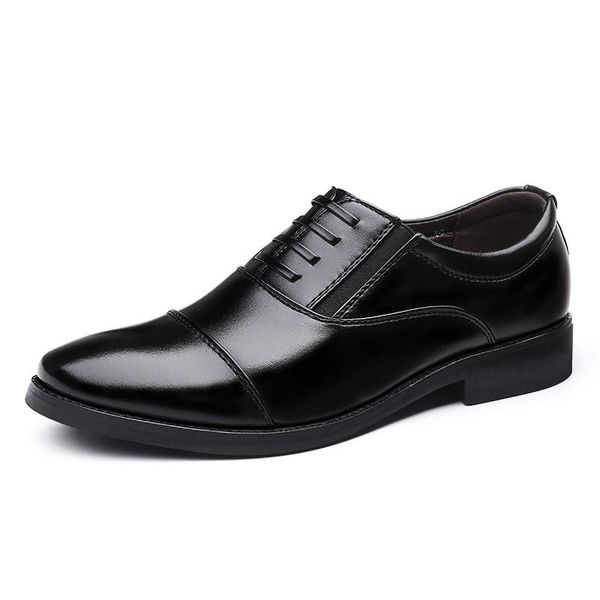 dress shoes men's est leather lace-up wear-resisting business male casual classic vintage party wedding size37-45, Black
dress shoes men's est leather lace-up wear-resisting business male casual classic vintage party wedding size37-45, Black