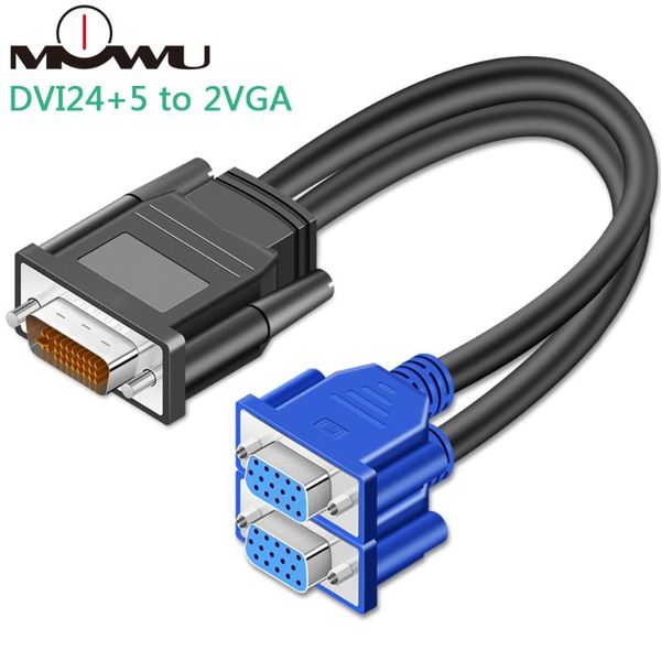 to vga converter cable 1male 2 female adapter connector for discrete graphics display dvi-i (24+5) -vga video cables & connectors
to vga converter cable 1male 2 female adapter connector for discrete graphics display dvi-i (24+5) -vga video cables & connectors