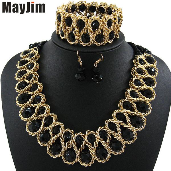earrings & necklace mayjim statement 2021 fashion jewelry sets handmade beads chain crystal dubai vintage bijoux accessories, Silver
earrings & necklace mayjim statement 2021 fashion jewelry sets handmade beads chain crystal dubai vintage bijoux accessories, Silver