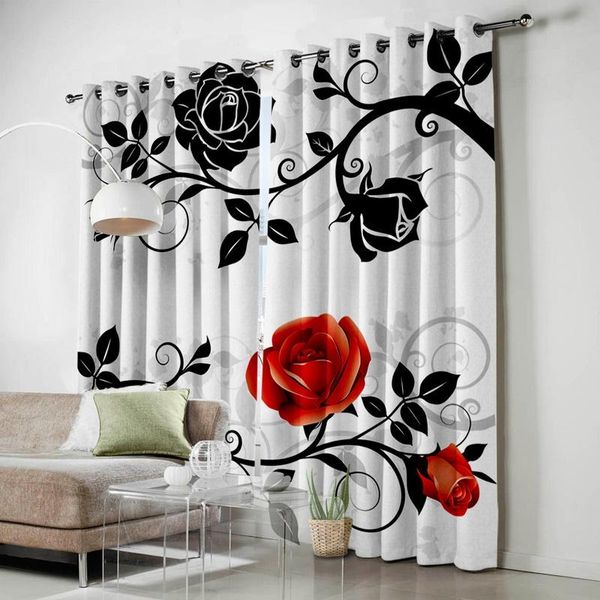 printed blackout curtain kit with bright red flower pattern, suitable for family scenes in living room and bedroom & drapes
printed blackout curtain kit with bright red flower pattern, suitable for family scenes in living room and bedroom & drapes