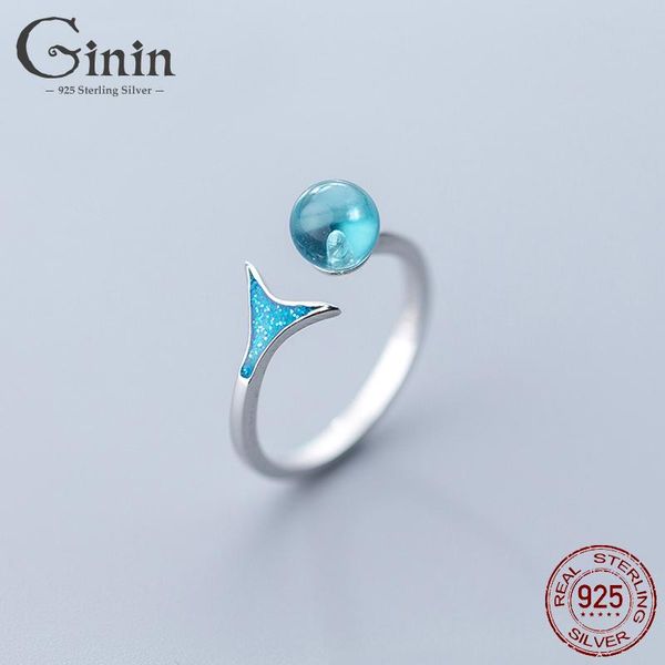 cluster rings ginin real 925 sterling silver ring for girl korean style sweet blue fishtail elegant crystal women anniversary gift, Golden;silver
cluster rings ginin real 925 sterling silver ring for girl korean style sweet blue fishtail elegant crystal women anniversary gift, Golden;silver