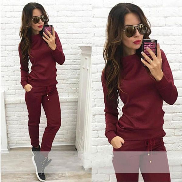 women's hoodies & sweatshirts women 2pcs solid tracksuit sweatshirt pants sets wear suit pullover, Black
women's hoodies & sweatshirts women 2pcs solid tracksuit sweatshirt pants sets wear suit pullover, Black