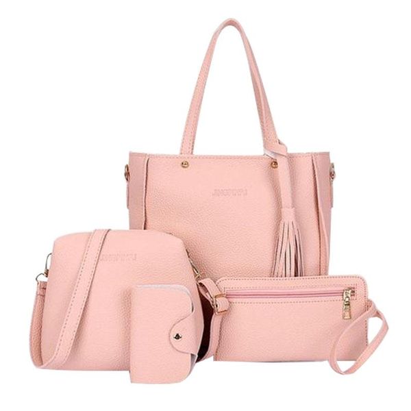 duffel bags pu leather solid color handbag casual multi-function purse 4pcs matching women's fashion shoulder bag
duffel bags pu leather solid color handbag casual multi-function purse 4pcs matching women's fashion shoulder bag