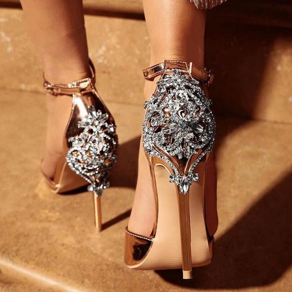 women sandals luxury design high heels crystal bride wedding shoes open toe stiletto party sandalias mujer big size, Black
women sandals luxury design high heels crystal bride wedding shoes open toe stiletto party sandalias mujer big size, Black