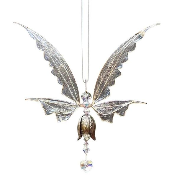 novelty items fairy hanging crystal suncatcher with wing pendant for home decoration
novelty items fairy hanging crystal suncatcher with wing pendant for home decoration