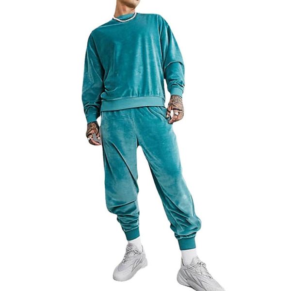men's tracksuits mens velvet tracksuit 2 piece casual pant sweater sweatsuit sport sweatshirt set, Gray
men's tracksuits mens velvet tracksuit 2 piece casual pant sweater sweatsuit sport sweatshirt set, Gray