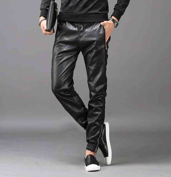 tsingyi men's pants zipper faux leather harem pant men streetwear biker motorcycle full length elastic waist pu pencil feet trousers 8z, Black
tsingyi men's pants zipper faux leather harem pant men streetwear biker motorcycle full length elastic waist pu pencil feet trousers 8z, Black