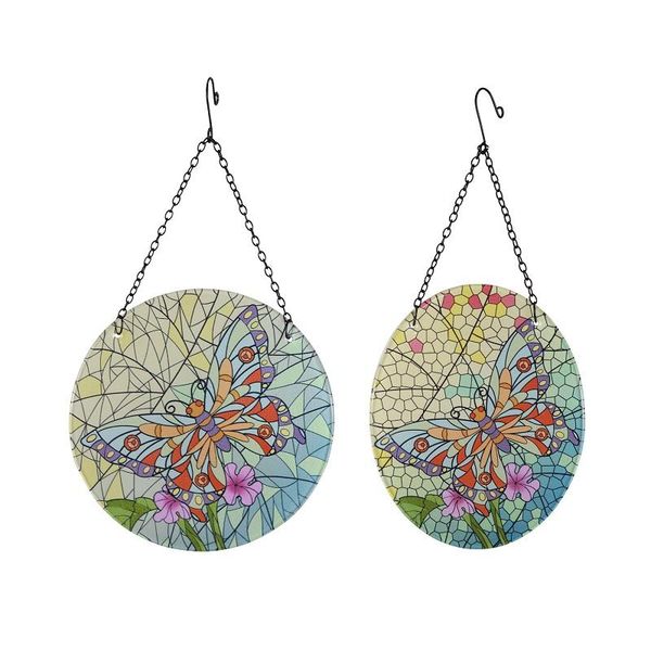 2pcs butterfly glass hanging wall decoration for home and garden outdoor miniature statues sculptures decorations
2pcs butterfly glass hanging wall decoration for home and garden outdoor miniature statues sculptures decorations