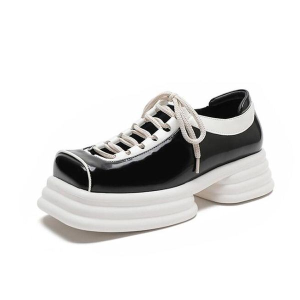 dress shoes british style women high heels brogue cross tied mixed color round toe wingtip oxfords casual footwear sapatos chaussures, Black 
dress shoes british style women high heels brogue cross tied mixed color round toe wingtip oxfords casual footwear sapatos chaussures, Black