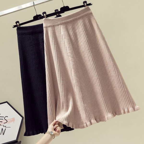 skirts autumn winter knit a-line women large size mid-length solid color skirt female lotus leaf elastic waist t300, Black
skirts autumn winter knit a-line women large size mid-length solid color skirt female lotus leaf elastic waist t300, Black
