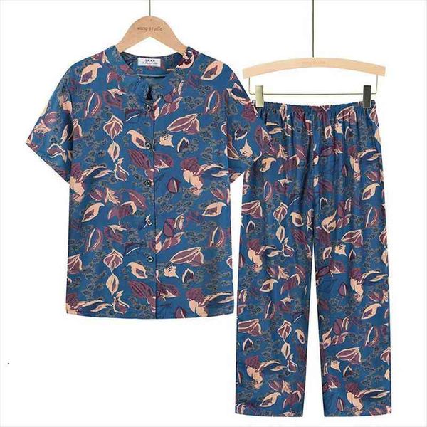 middle-aged summer pajamas women grandma casual home suit elderly sleepwear clothes mother short sleeve two-piece pijama set 4xl, Black;red
middle-aged summer pajamas women grandma casual home suit elderly sleepwear clothes mother short sleeve two-piece pijama set 4xl, Black;red