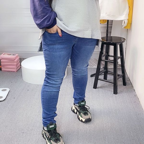 2011oversized women jeans casual high waist autumn pant slim stretch cotton denim trousers for woman blue plus size 5xl 6xl 7xl ah1
2011oversized women jeans casual high waist autumn pant slim stretch cotton denim trousers for woman blue plus size 5xl 6xl 7xl ah1