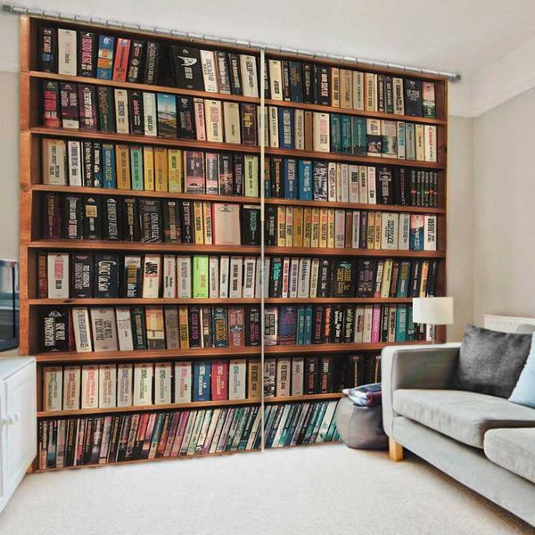 printed bookself window curtains modern fashion blackout living room bedroom 3d silk ready made children drapes curtain &
printed bookself window curtains modern fashion blackout living room bedroom 3d silk ready made children drapes curtain &