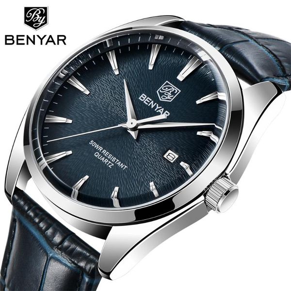 wristwatches benyar original men business japan quartz military waterproof luminous hands gift clocks reloj hombre 2021 5163, Slivery;brown
wristwatches benyar original men business japan quartz military waterproof luminous hands gift clocks reloj hombre 2021 5163, Slivery;brown
