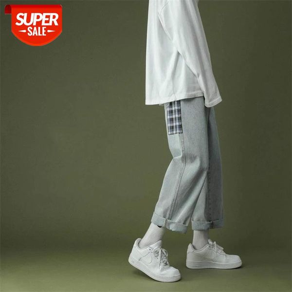 men's fashion plaid printing nostalgic casual pants baggy homme straight cargo pocket jeans leisure biker denim trousers #ff4a, Blue
men's fashion plaid printing nostalgic casual pants baggy homme straight cargo pocket jeans leisure biker denim trousers #ff4a, Blue