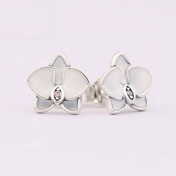 authentic s925 women diy jewelry lady earrings girl birthday gift flower stud white pink enamel, Golden;silver
authentic s925 women diy jewelry lady earrings girl birthday gift flower stud white pink enamel, Golden;silver